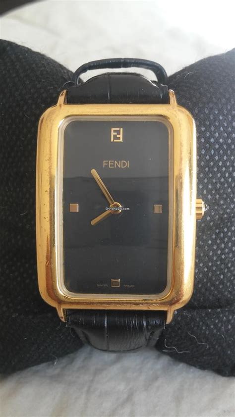 fendi 90s orologio gold watch.